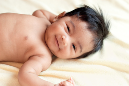 Smiling, Happy Indian Baby